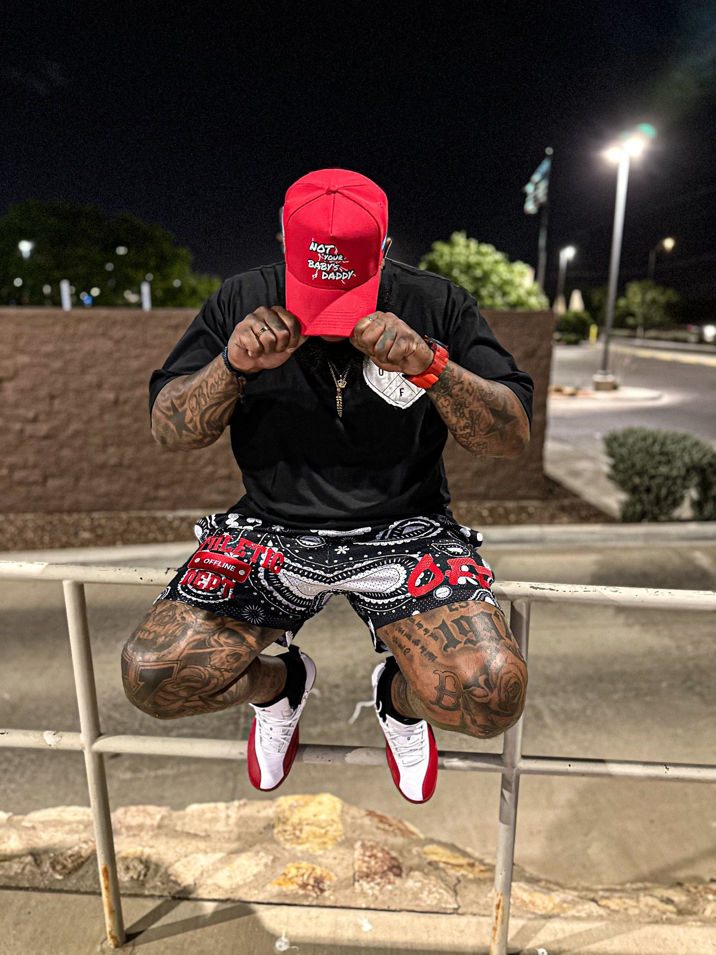 “BANDANA PAISLEY OFF SHORTS “