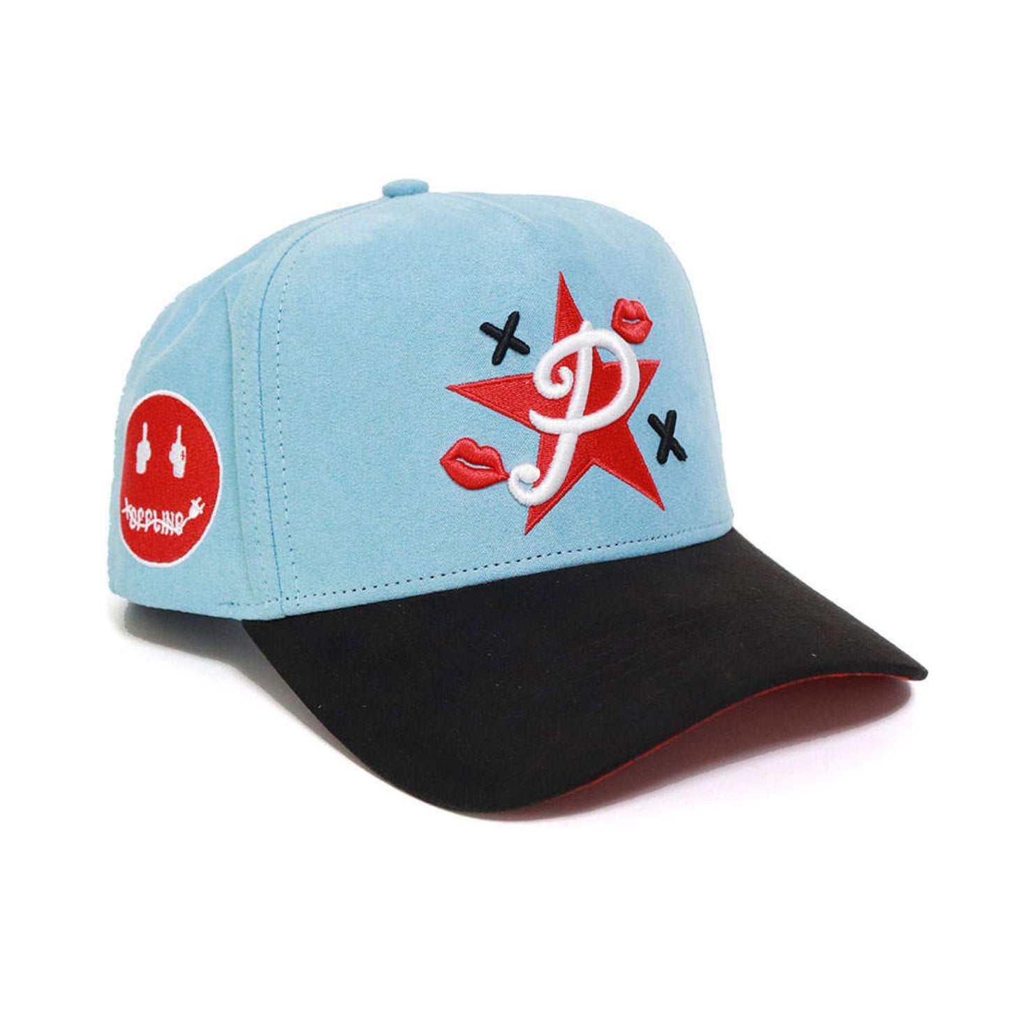 "SUEDE BLUE "P" SNAPBACK