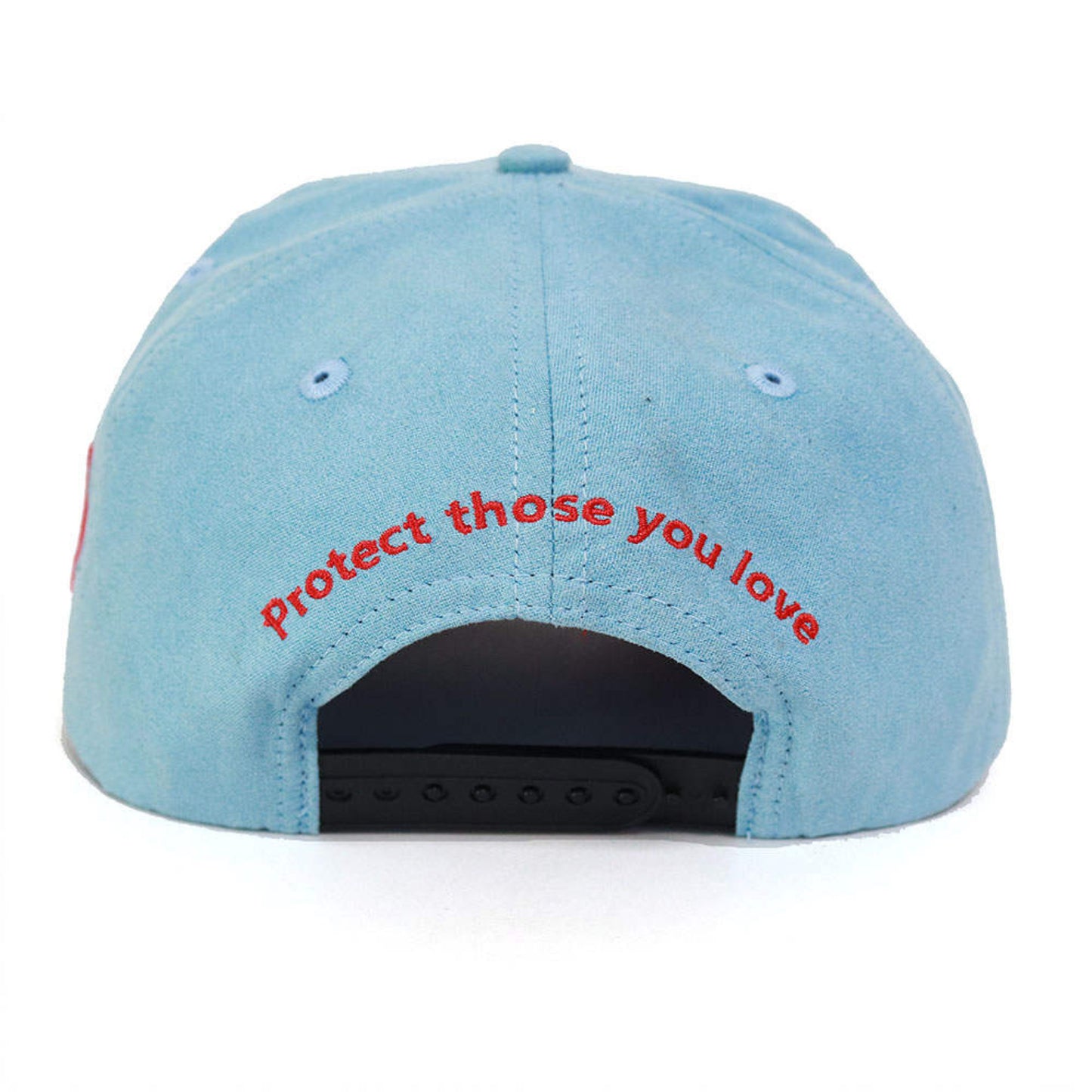 "SUEDE BLUE "P" SNAPBACK