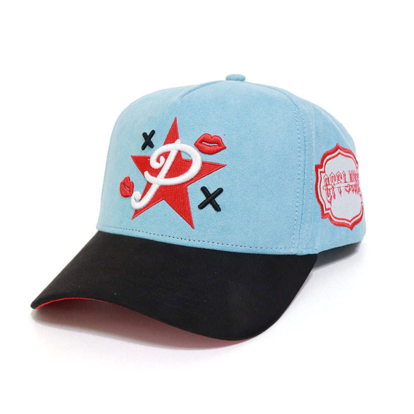 "SUEDE BLUE "P" SNAPBACK